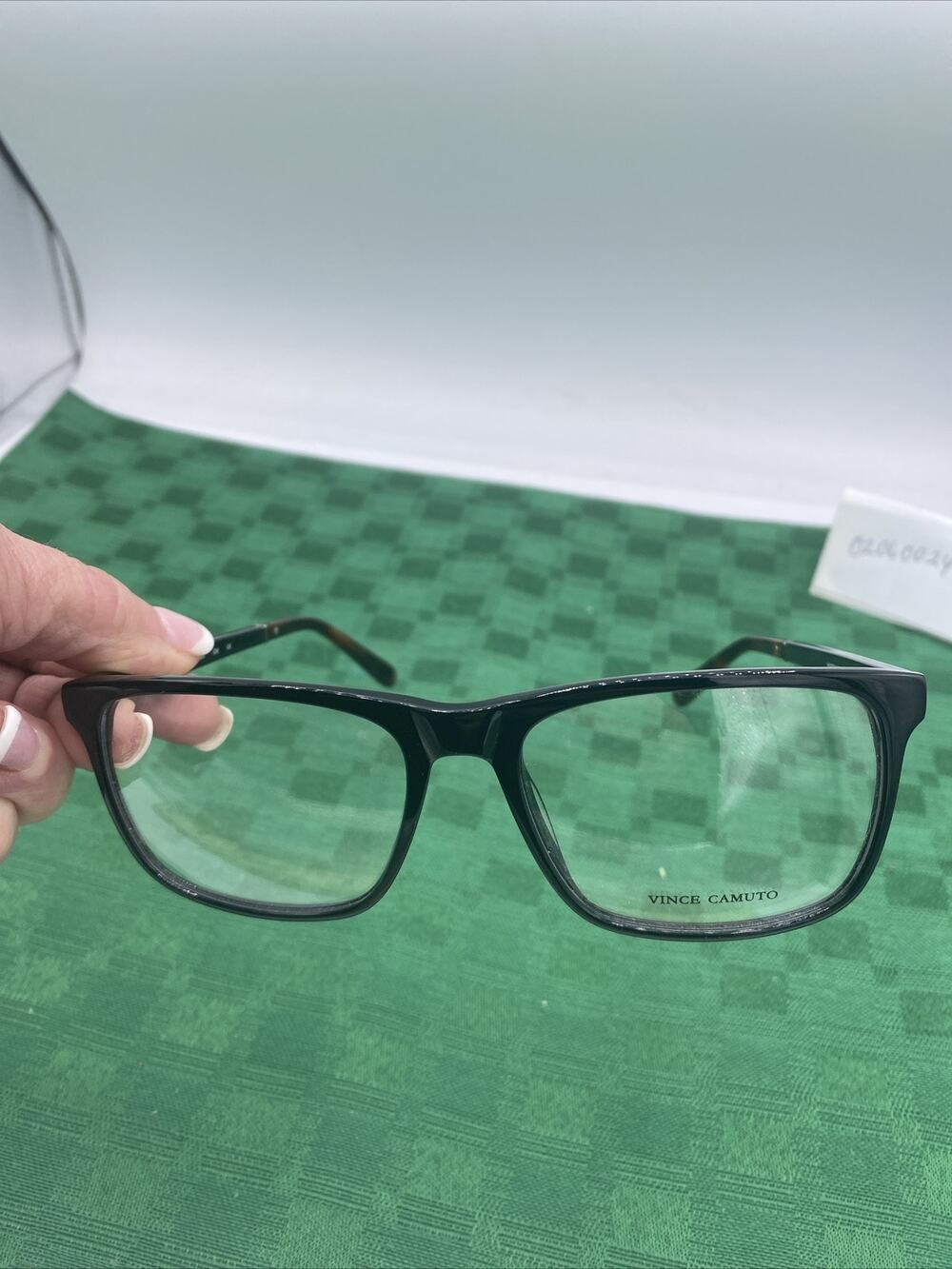 Vince Camuto VG255 OX Mens Eyeglasses 56 17 145 Black And Brown